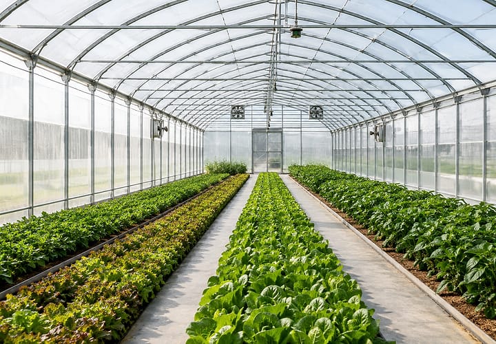 Greenhouse accessories for protected farming