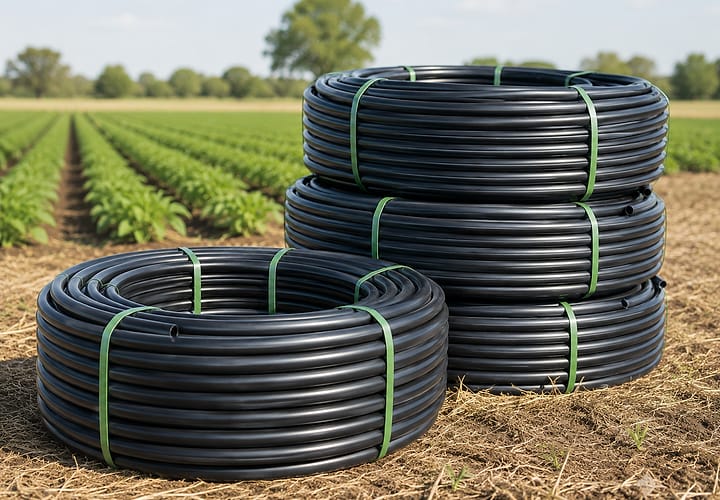 LDPE irrigation pipe rolls